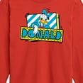 thumbnail image 3 of Disney - Leaning Donald Duck With Nametag  - Toddler & Youth Long Sleeve Graphic T-Shirt, 3 of 5