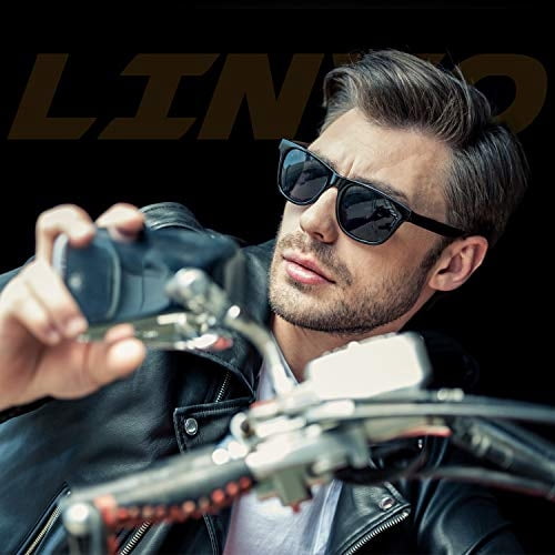 LINVO Classic Polarized Sunglasses – Gradient Lens, UV400 Protection – For Men & Women