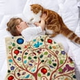 thumbnail image 2 of Life Tree anti-pilling, suave, ligera, esponjosa y acogedora de lujo para hogar y cocina – Perfecta para niños y adultos,120X150cm, 2 of 6