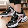 thumbnail image 2 of Women's Platform Sneakers Wedges  Lace Up Shoes Increase Fashion Sneakers for Womens Girls, 2 of 6