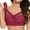 Brick Red, variant on XINXIAOO Plus Size Wireless Bralette for Women Comfortable Sleep Bra Seamless Bra for Home Nightwear and Relaxation Wireless Bra for Women Athletic Bra Pack of Bra Womens Bras No Underwire Padded