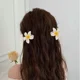thumbnail image 4 of Moda vacaciones en la playa Bohemia huevo flor pinza para el cabello pinzas para el cabello flor degradada pinza para el cabello grande horquilla muje, 4 of 5