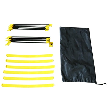 Mnycxen Fitness Agility Ladder Carry Bag Footwork Ladder 6 Rung Combo Agility Cones
