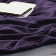 thumbnail image 2 of U by Bedsure Purple Fleece Blankets King Size - Soft Lightweight Plush Cozy Fuzzy, 108X90 inches, 2 of 6