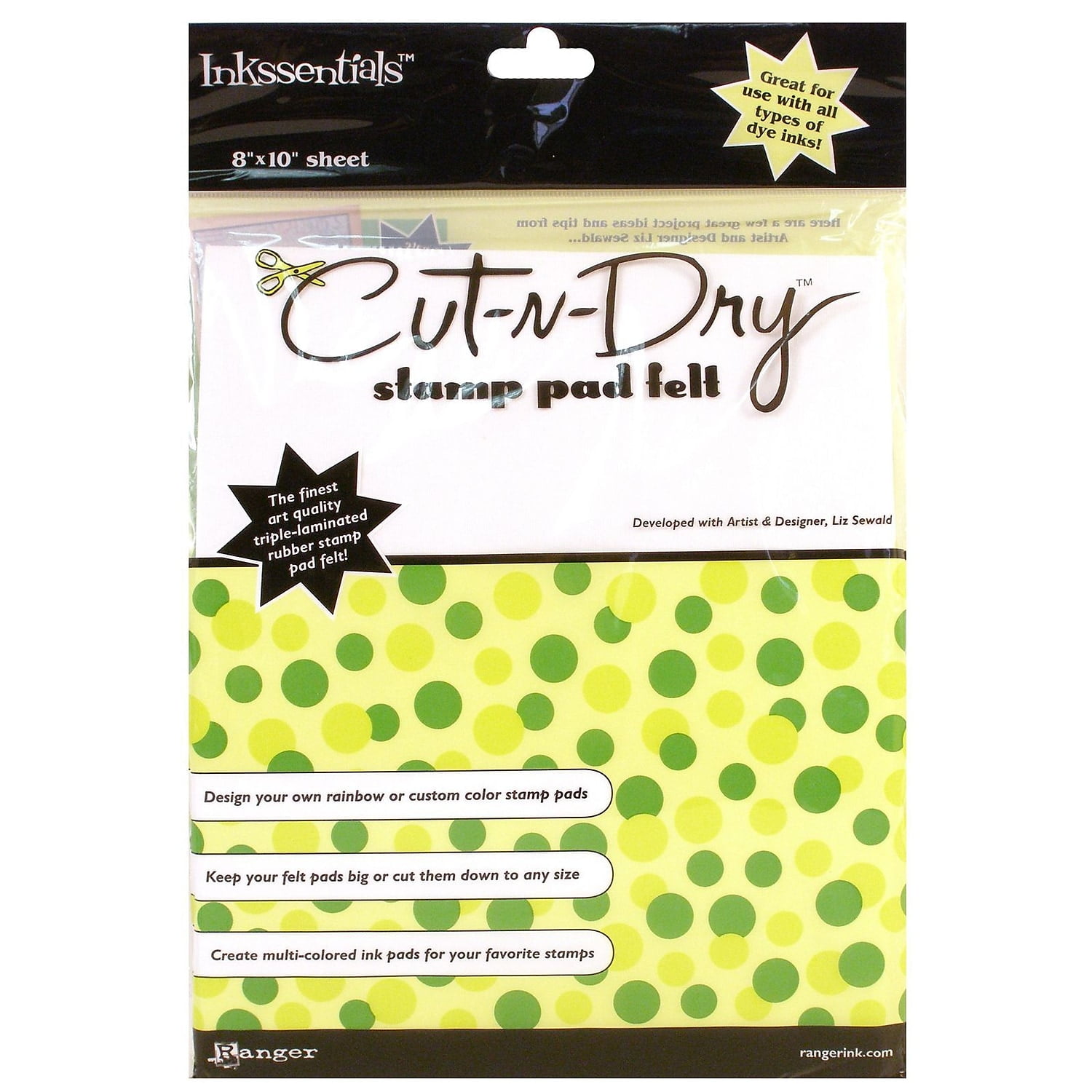 Cut n' Dry Stamp Pad Felt felt (pack of 3)
