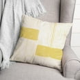 thumbnail image 3 of Creative Products Yellow Abstract Line Painting 18x18 Indoor / Outdoor Pillow, 3 of 3