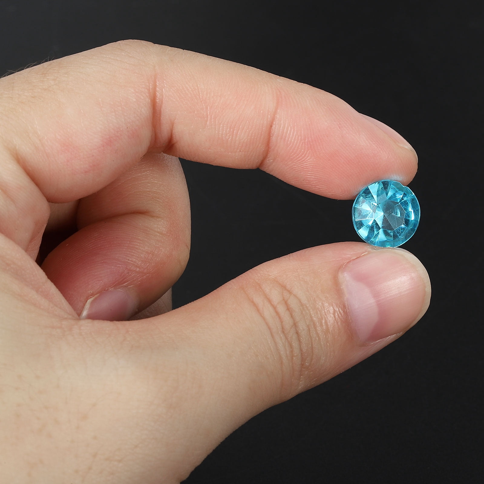 Acrylic Diamonds Vase Fillers Plastic Fake Crystals Gems for Wedding Decor Blue