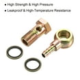 thumbnail image 4 of Uxcell 8mm Barb M14x1.5 Male Thread Hose Pipe Fitting Elbow Carbon Steel Adapters, 4 of 5