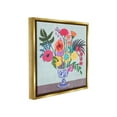 thumbnail image 4 of Stupell Industries Modern Bouquet in Vase Botanical & Floral Painting Gold Floater Framed Canvas Art Print Wall Art, 25 x 25, 4 of 10