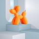 thumbnail image 5 of Adorno artístico y divertido XINYU con forma de perro globo colores vivos boca dorada y naranja, 5 of 6