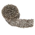 thumbnail image 1 of Diamond Rhinestone Mesh Ribbon, 1 Yard 30mm Diamond Bling Mesh Wrap Roll Sparkle Rhinestone cristalino para decoraciones de la boda fuentes del partido (Gray) Diamond Ribbon Mesh Spptty Ropa y Accesorios, 1 of 2