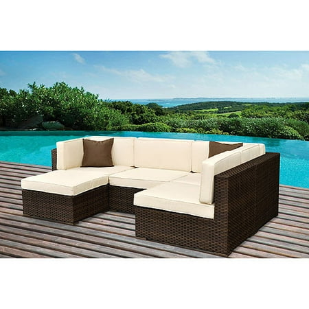 Aventura 5-Piece Indoor/Outdoor Sectional - Walmart.com