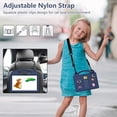 thumbnail image 7 of For Onn 10.1" Tablet (2024 Model 100135925) Case for Kids, Children Friendly EVA Shockproof Handle Stand EVA Rugged Cover with Shoulder Strap for Boys Girls,Navy Blue, 7 of 7