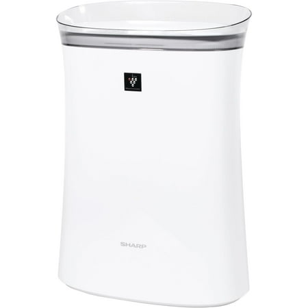 Sharp - Air Purifier with Plasmacluster Ion Technology Recommended for Medium-Sized Rooms, Kitchen, Den, Bedroom, or Office - White