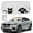 Dog and Cat, variant on RoamRider Universal Car Windshield Sun Shade, Foldable Front Visor Reflective Protector, Panda