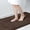 Brown, variant on Buganda Microfiber Bathroom Rugs (16x24, Grey) Shaggy Soft and Absorbent, Non Slip, Thick Plush, Machine Washable Bath Mat and Bath Rugs for Bathroom