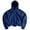#03 Blue, variant on Men's Oversized Long Sleeve Hoodie, Casual Pullover Top, Relaxed Fit Sweatshirt, Drop Shoulder Hooded Pull-on for Vacation Leisure Loungewear, Gray 2XL