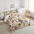 thumbnail image 3 of jejeloiu Bull Skull Bedding Comforter Set,Black Brown Country Farmhouse Twin Comforter Sets,Rustic Hunting Animals Bedding Set For Teens,Luxury Bedroom Decor Reversible,2pcs, 3 of 8