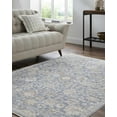 thumbnail image 3 of BoutiqueRugs Urara Traditional Area Rug - Metallic Silver, Silver Gray, Desert Sand - 5'3" x 7', 3 of 6