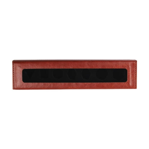 Caja de almacenamiento de dados, estuche portátil para niños y adultos, regalo para juegos de mesa. Marrón