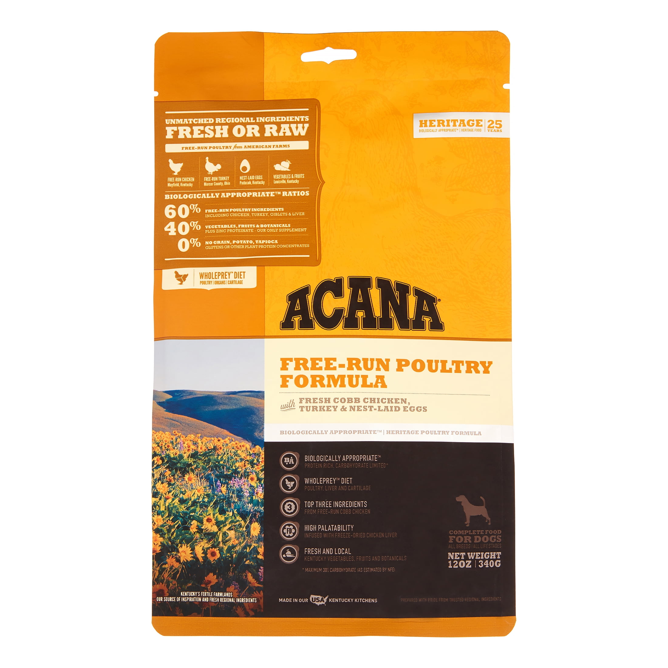 acana heritage free run poultry