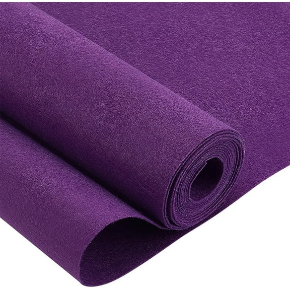 10FT 15.74 Inch Wide Dark Orchid Felt Roll 1mm Thick Fabric Sheets Soft Woven Nonwoven Fabric Sheets