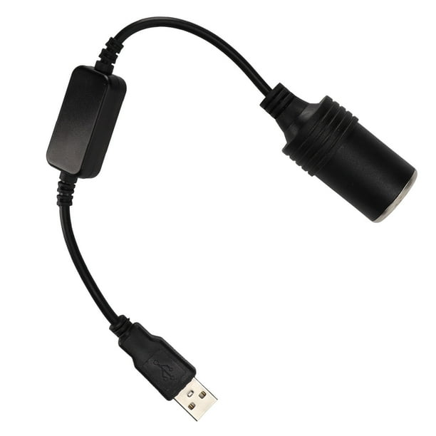 Domqga USB 5V To 12V Lighter Socket Car Female Converter For Automobile