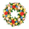 thumbnail image 2 of de pa puerta delantera, 14 pulgadas, s florales de primavera pa puerta, pa puerta delantera, ventana, decoración Huevo perfecl Corona de puerta principal, 2 of 8