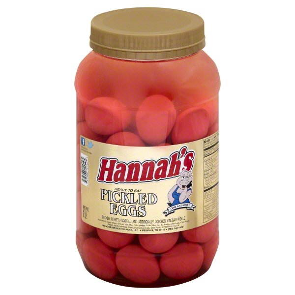 Monogram Meat Snacks Hannahs Pickled Eggs, 72 oz