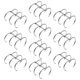 thumbnail image 1 of SHOWERORO 10Ud Anillas De Hierro Para Carpetas Abrazaderas De Encuadernación Resistentes Color Plata, 1 of 8