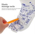 thumbnail image 2 of Massage Socks for Daily Use to Relieve Fatigue Featuring A Simple Design in Multi Colored Resin and Cotton 2Pcs, 2 of 3