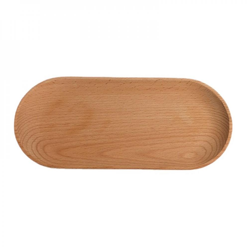 Japanese Style Wooden Serving Tray Table Plate Snacks Food Storage Tray