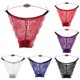 thumbnail image 4 of Braguita De Encaje Floral De cinturo Baja Elástica Lencería De De Ropa Interior Transpirable Para Mujer Novia METRO BLESIY Braguitas de encaje de bikini para mujer, 4 of 8