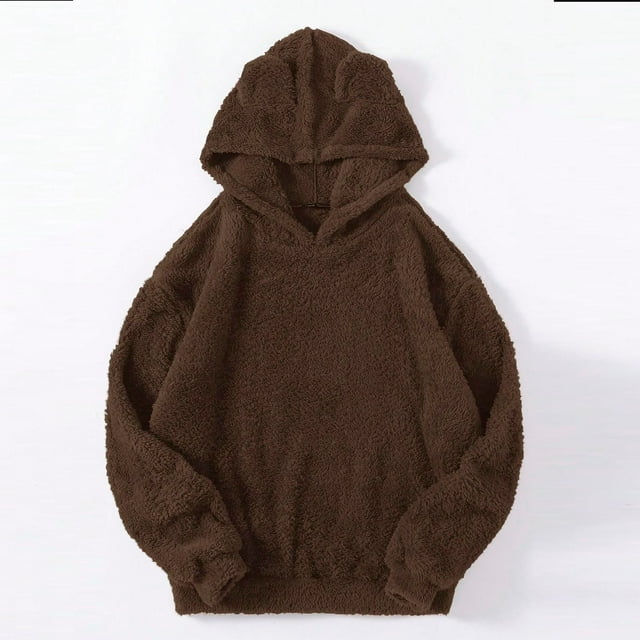 LSLJS Mode Femmes Hoodies & Sweatshirts, Haut Mode Femme Imprimé Léopard Hiver Confortable Manteau Manches Longues
