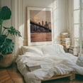 thumbnail image 4 of Sunset from DUMBO 06 - Brooklyn New York Photography Bridge City Cityscape Skyline Architecture Sunset Oak Framed Wall Art Print 11 x 14 inches, 4 of 12