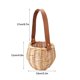 thumbnail image 3 of Cesta tejida para niños para picnic pastoral accesorios fotográficos de forma cóncava ANGGREK Otros, 3 of 8