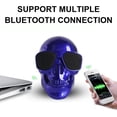 thumbnail image 2 of Skull Head Speaker Portable Wireless Bluetooth Speaker Skull Loudspeaker Travel Speaker for Halloween Speakers Music Player Unique Gift Goth Speaker, S, 2 of 5