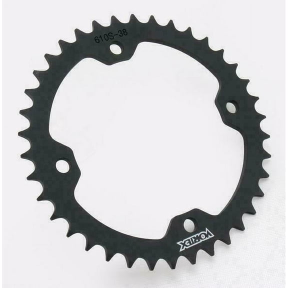 Black 38-Tooth 520-Pitch Steel Rear Sprocket