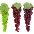 thumbnail image 5 of SHAR 1 Bunch Fake Artificial Grape Plastic Lifelike Fake Fruit Home Garden Decoration, 5 of 5