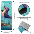 thumbnail image 4 of Platypus Yoga Mat Towel with Storage Bag, 72.8"x26.8", Suitable for Hot Yoga, Pilates, Fitness - Yoga Blanket, Yoga Towel, Hot Yoga Towel Included, 4 of 6