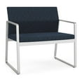 thumbnail image 1 of Gansett Reception Waiting Room Healthcare Bariatric Chair / Silver Steel / Blue, 1 of 5