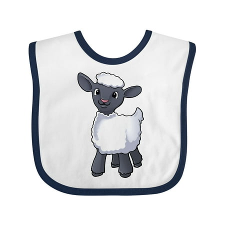 

Inktastic Cute Little Lamb Gift Baby Boy or Baby Girl Bib