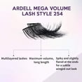 thumbnail image 3 of Pestañas postizas Ardell Mega Volume Lash 254 con rizo, 4 pares, 3 of 3