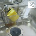 thumbnail image 3 of Tapón para fregadero de cocina Essential Values, paquete de 2 unidades, plástico negro, 3 of 5