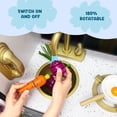 thumbnail image 4 of WoodenEdu Kids Kitchen Playset,Pretend Wooden Play Kitchen Toy with Realistic Sounds for Ages 3-8 Girls Boys, 4 of 6