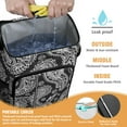 thumbnail image 2 of Decorative Cooler Backpack - Vintage Ethnic Floral Print 20L Insulated Food & Drink Bag for Outdoor Enthusiasts, Multi-Compartment Design, 2 of 5