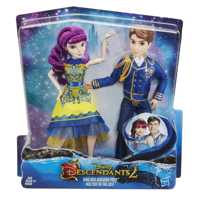 Disney Descendants Two-Pack Ben Auradon Prep and Mal Isle of the