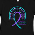 thumbnail image 4 of Inktastic Suicide Prevention Awareness Rainbow Ribbon with Hearts Boys or Girls Toddler T-Shirt, 4 of 5