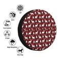 thumbnail image 4 of Naloa Christmas And New Year PVC Leather Spare Tire Wheel Cover Spare Tire Cover, for Car Truck SUV Camper Trailer Universal Fit(14-17in)-15 inch, 4 of 6