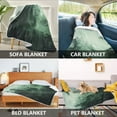 thumbnail image 2 of Yayeee Throw Blanket for Couch Soft Warm 60" x 80" Sofa Chair Bed Decoration, Green Forest, 2 of 7